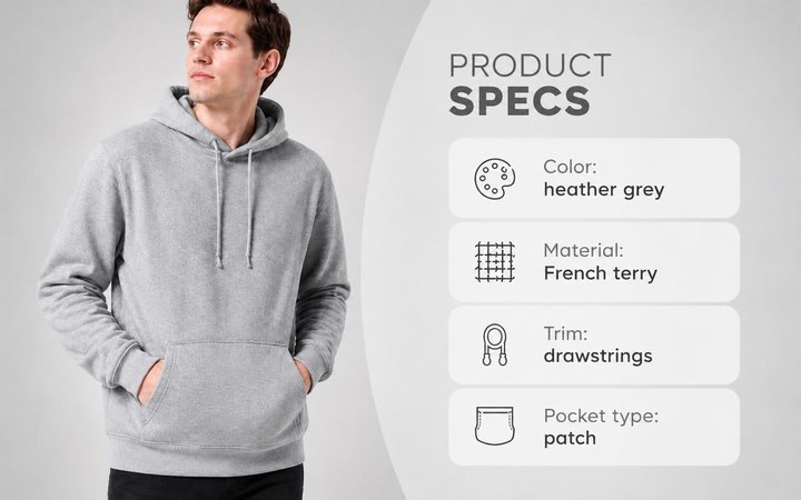 Rich content slide: specs